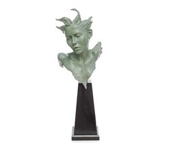 Odile by Carl Payne - Bronze Sculpture sized 7x20 inches. Available from Whitewall Galleries